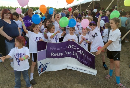 Photo of Relay for Life event participants